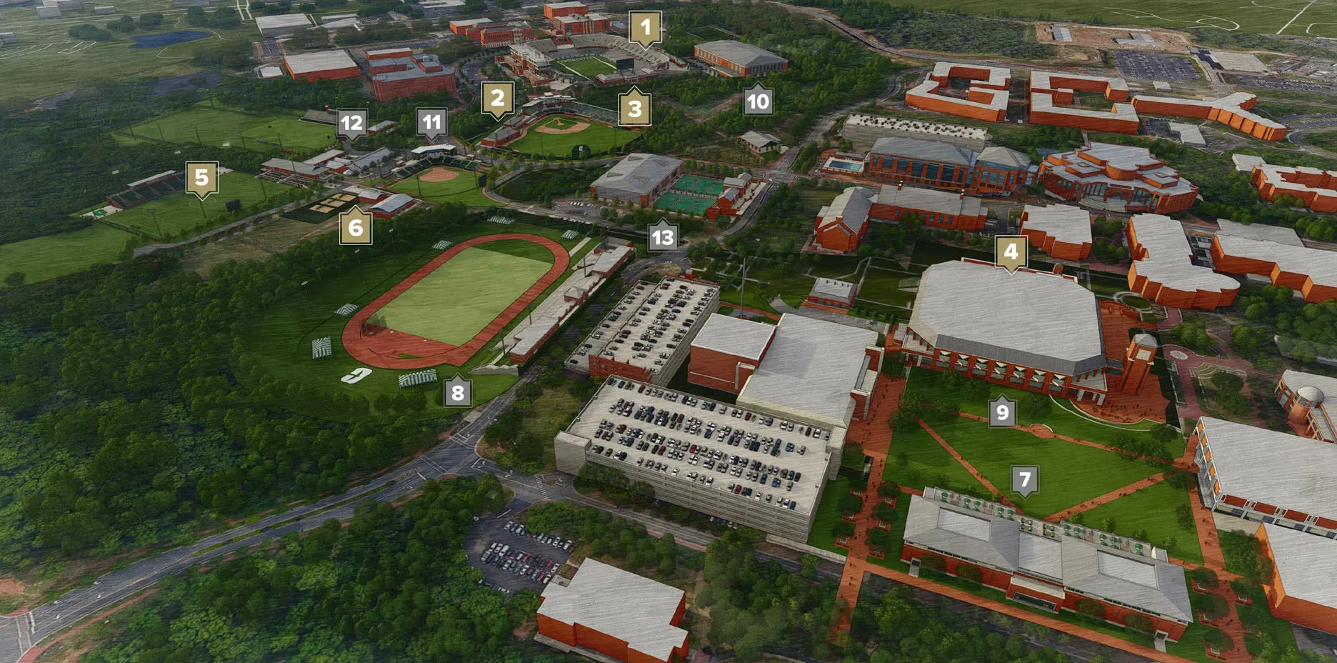 Rendering of new facilities