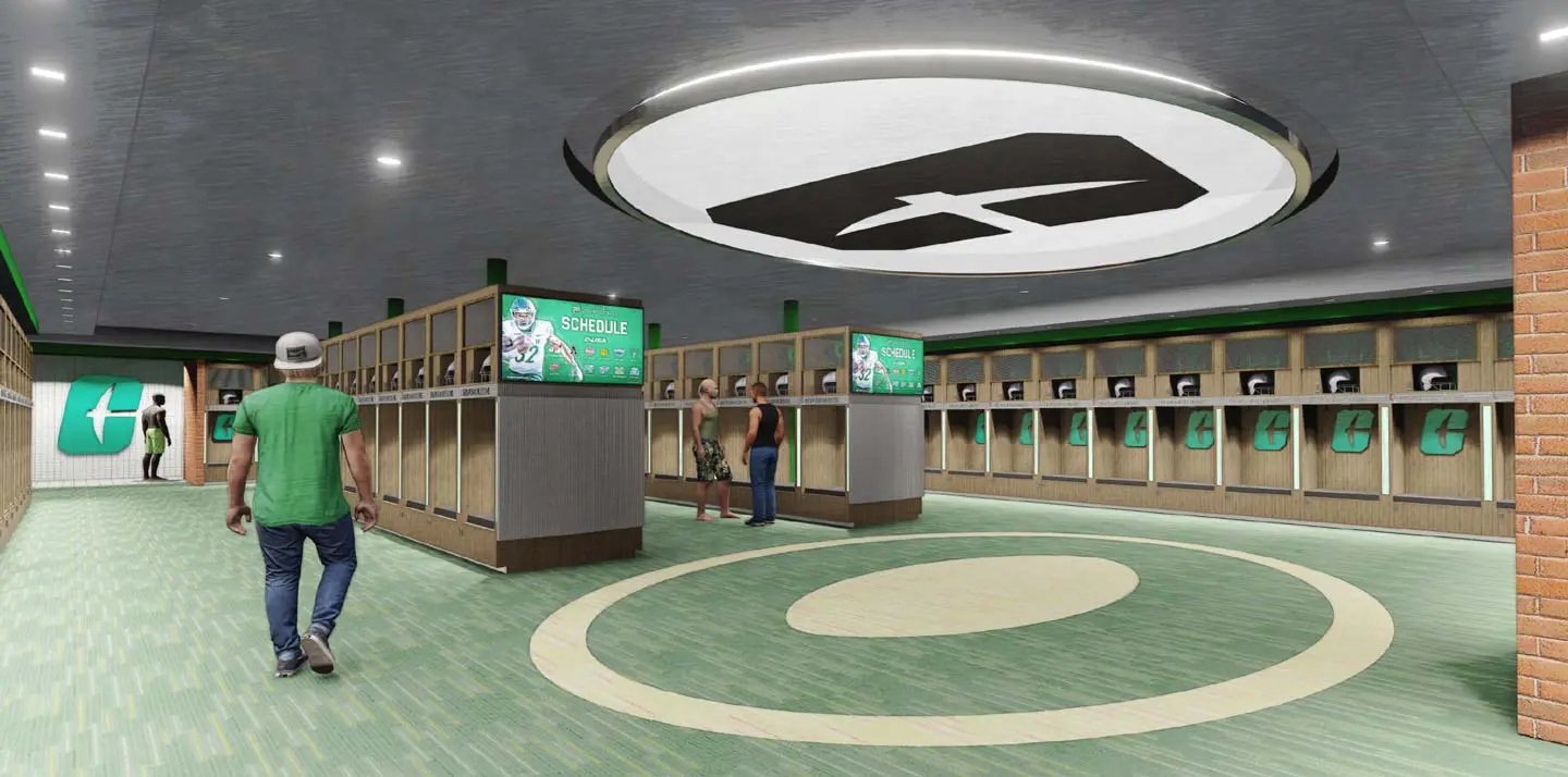 Locker Room rendering